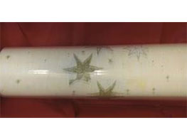 188293 Dunicel Tischläufer „Star Stories Cream“ - Weihnachtsmotiv
